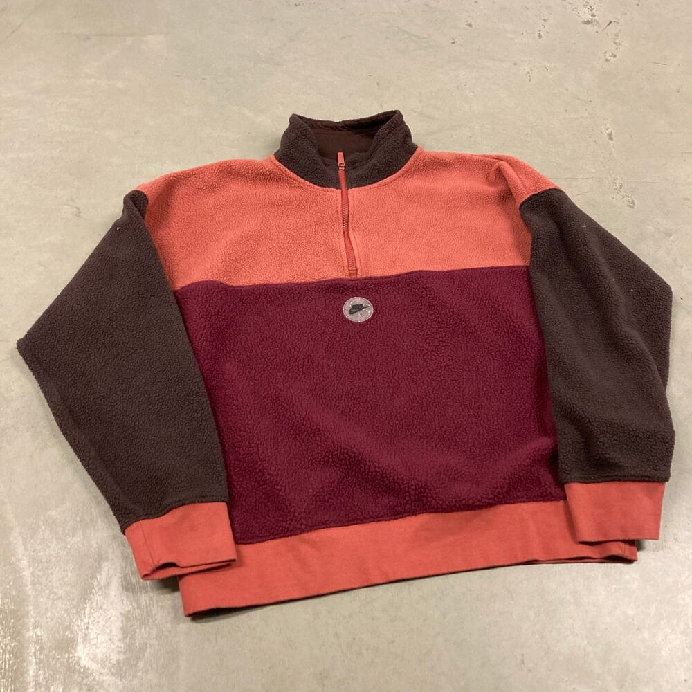 Nike two tone fleece jacket